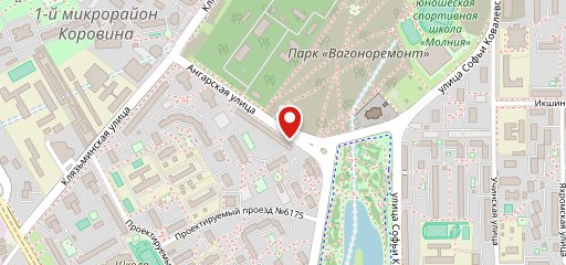 Волчий Лес на карте