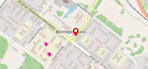 Волгореченск на карте