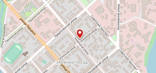 Столовая на карте