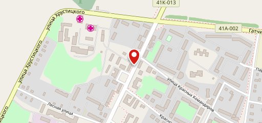 Волосовский хлеб на карте
