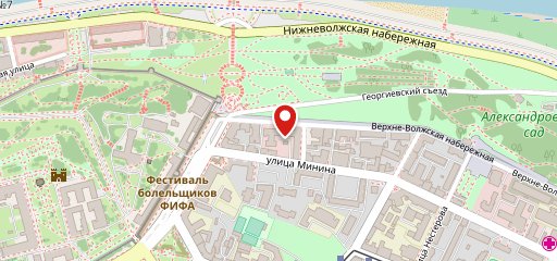 Волжский Откос на карте