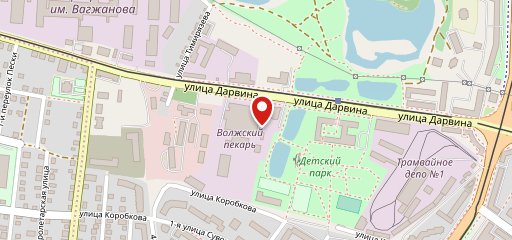 Волжский пекарь на карте
