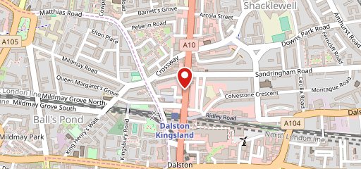 Voodoo Ray's Dalston на карте