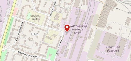 Воронежская хлебная база на карте