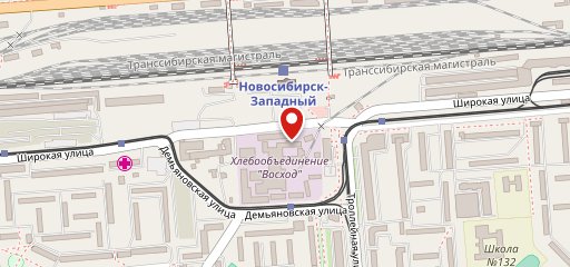 Восход на карте