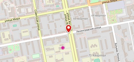 Восход на карте