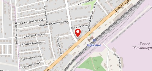 Столовая на карте