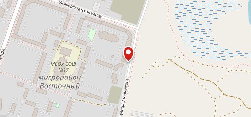 Восточный на карте