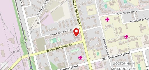 Восточное на карте