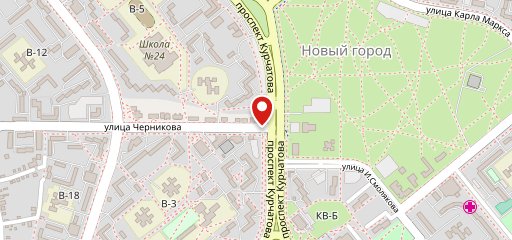 Летняя площадка Курчатого на карте