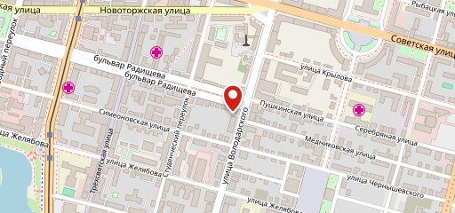 Время Обеда на карте