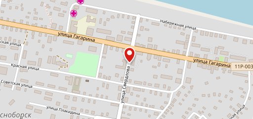 Время обедать на карте