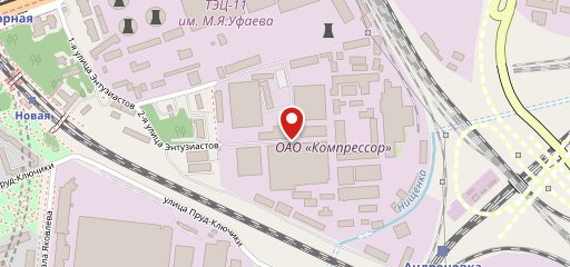 Время обедать на карте