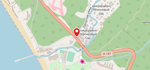 Кафе "Встреча" на карте
