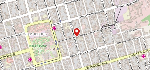 Встреча, закусочная на карте
