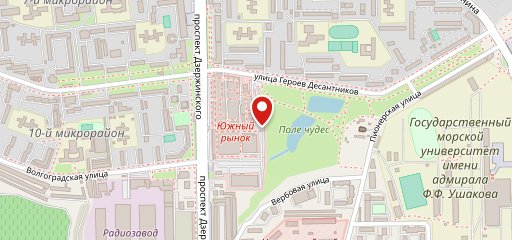 Вулкан парк на карте