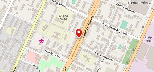 Высшая Лига, развлекательный центр на карте