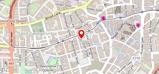 Walkabout - Sheffield на карте