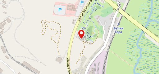 Белая Гора, гостиничный комплекс на карте