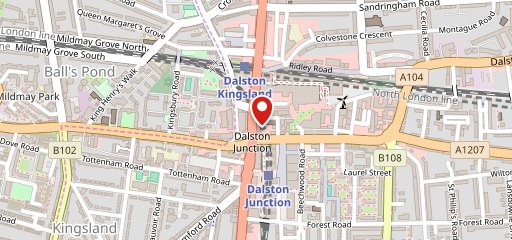 Wingstop Dalston на карте