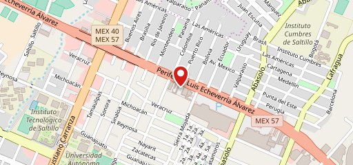 Wingstop Saltillo Periferico на карте