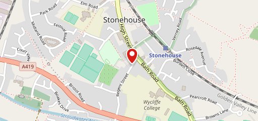 The Woolpack Inn, Stonehouse. на карте