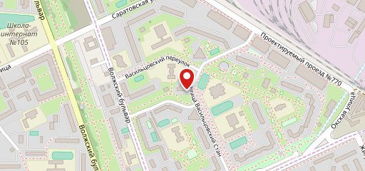 Мир пиццы и суши на карте