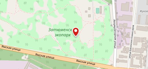 Яблоня тюм парк на карте