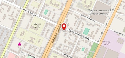 Янтарный источник на карте