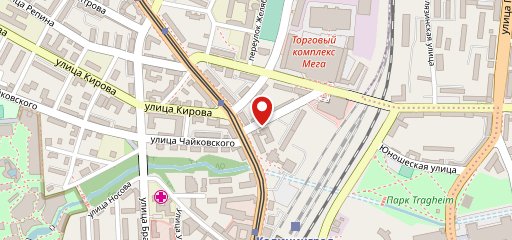 Янтарный колобок на карте