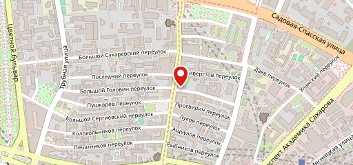 Япоша, сеть ресторанов на карте