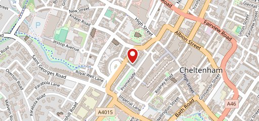 Yates - Cheltenham на карте