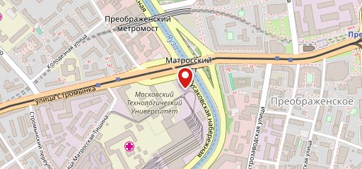 Яуза на карте