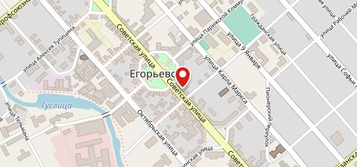 Егорьевский Очаг на карте
