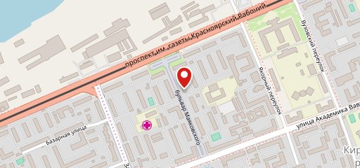 Енисей плюс на карте