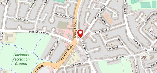 Yew tree Yardley на карте