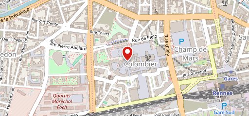 Yogurt Factory Colombia - Rennes на карте