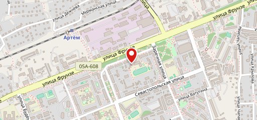 Юбилейное на карте