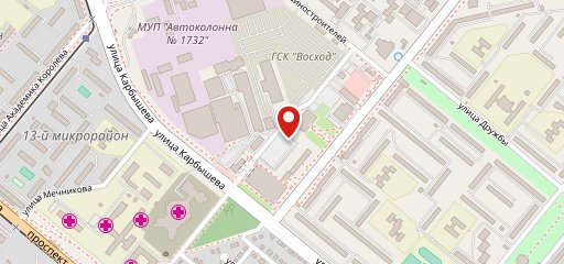 Юджинс на карте