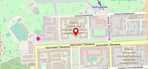 ЮУрГУ на карте