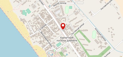 Южная ночь на карте