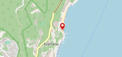 Южная Пристань на карте
