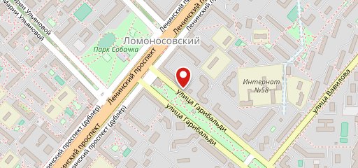 Южное на карте