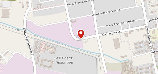 Южное на карте
