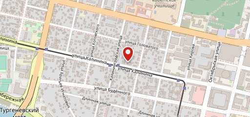 Южное на карте