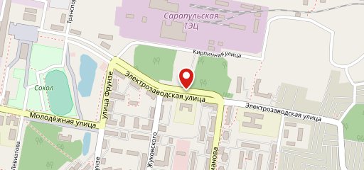 Южное на карте