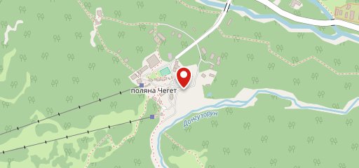 Южный на карте