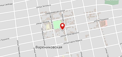 Южный на карте
