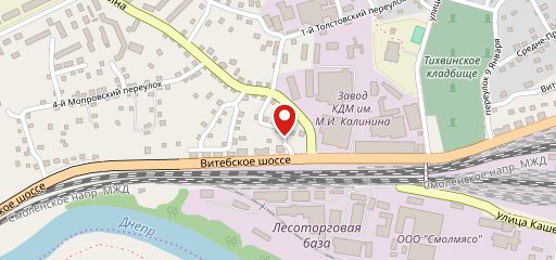 Заднепровье на карте