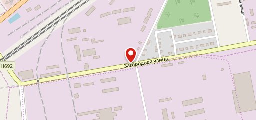 Загородный на карте